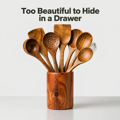 Wooden Acacia Utensil Set