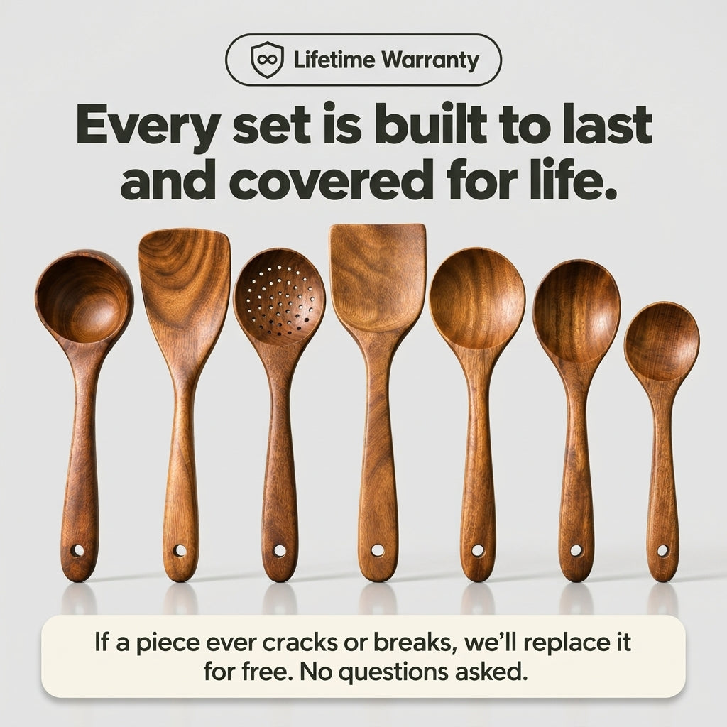 Wooden Acacia Utensil Set