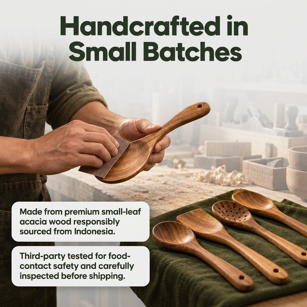 Wooden Acacia Utensil Set