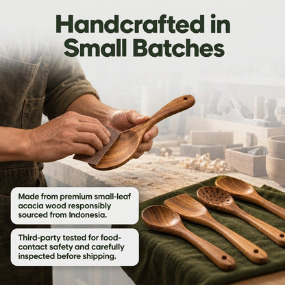 Wooden Acacia Utensil Set